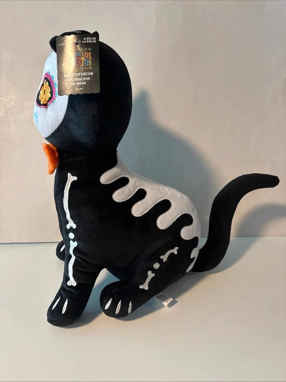 Ashland Day Of The Dead 16” Plush Cat NWT